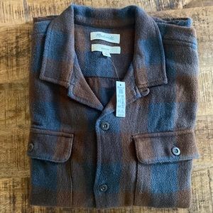 Madewell Men’s Brushed Twill Easy-Fit Shirt Jacket